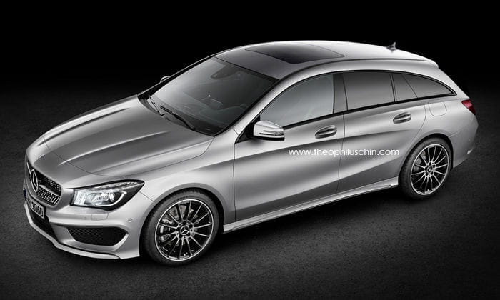 ¿Empezamos a imaginarnos al Mercedes CLA Shooting Brake?