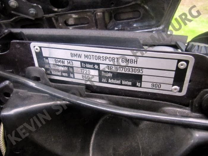 A la venta un supuesto BMW M3 E30 Sport Evolution Cabrio único
