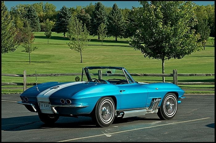 A subasta el 1963 Corvette Stingray del gran Harley J. Earl