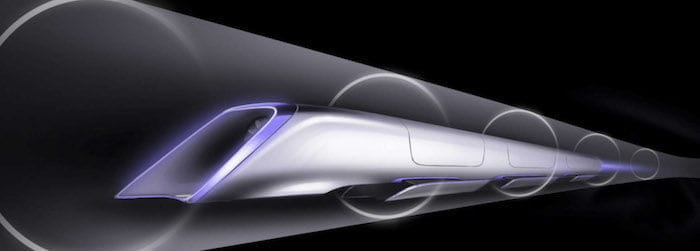 Transporte de personas en tubos Hyperloop