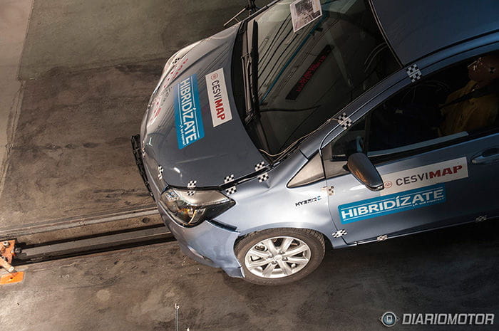 Crash-test del Toyota Yaris Híbrido