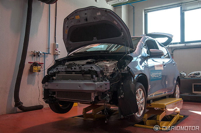 Crash-test del Toyota Yaris Híbrido