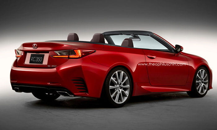 Lexus RC Cabrio: imaginando ya a la versión descapotable del nuevo Lexus RC