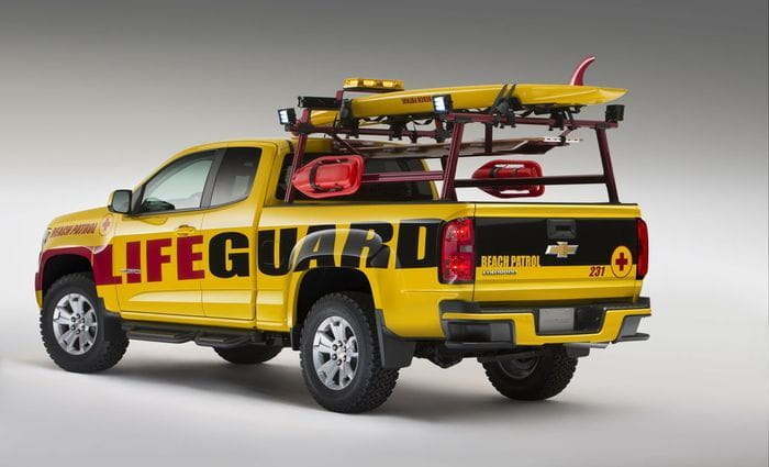 El Chevrolet Colorado se viste de Baywatch