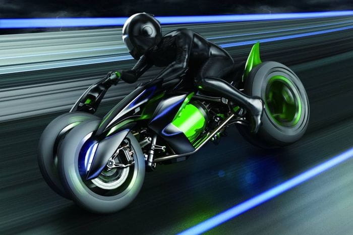 Kawasaki J Concept, la moto del futuro es una transformista - Diariomotor