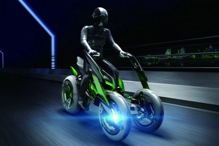 Kawasaki J Concept, la moto del futuro es una transformista
