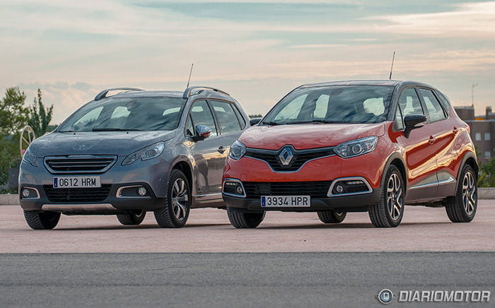 Renault Captur y Peugeot 2008