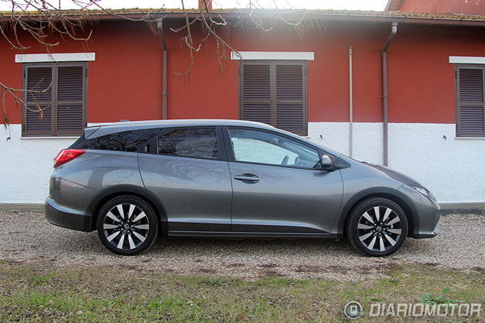 Honda Civic Tourer 2014, presentación y prueba en Roma