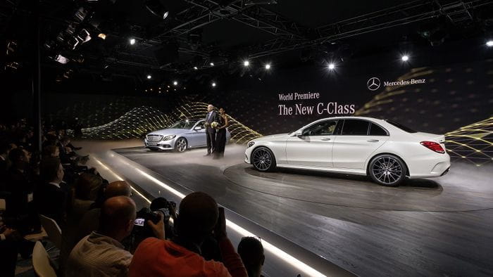 Mercedes Clase C: debuta en Detroit la piedra angular de Mercedes