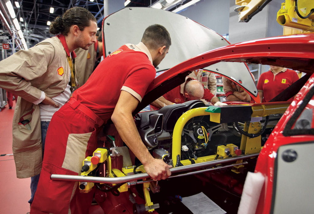 Fabricación de un Ferrari