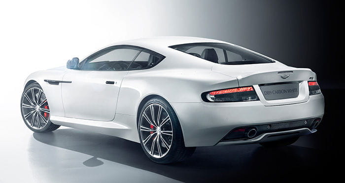 Aston Martin DB9 Carbon Black y Carbon White