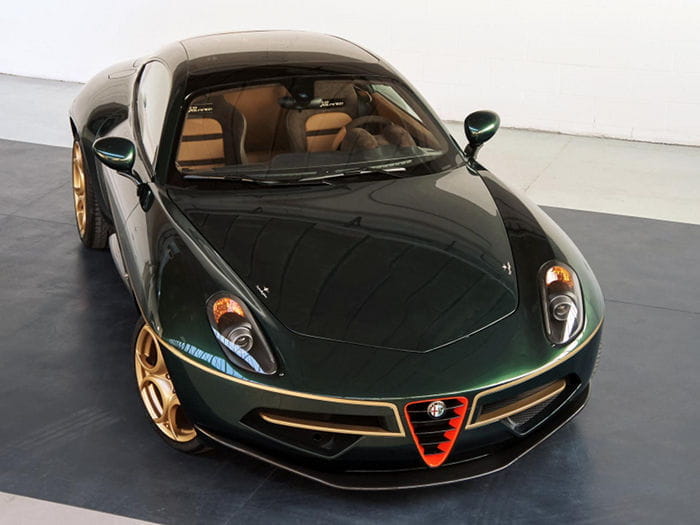 El Touring Superleggera Disco Volante  se viste de verde para Ginebra