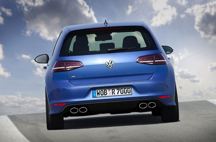 Volkswagen Golf R , aparentemente también en formato familiar 