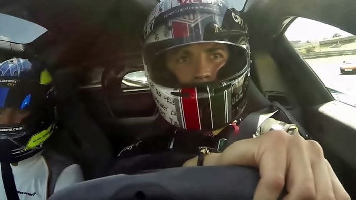 Cristiano Ronaldo se pone las botas en el Jarama con el McLaren P1 