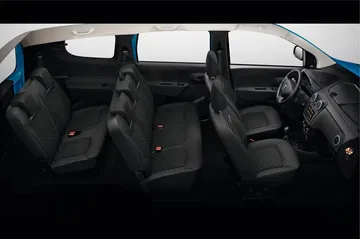 Asientos traseros del Dacia Lodgy Stepway, amplios y cómodos.