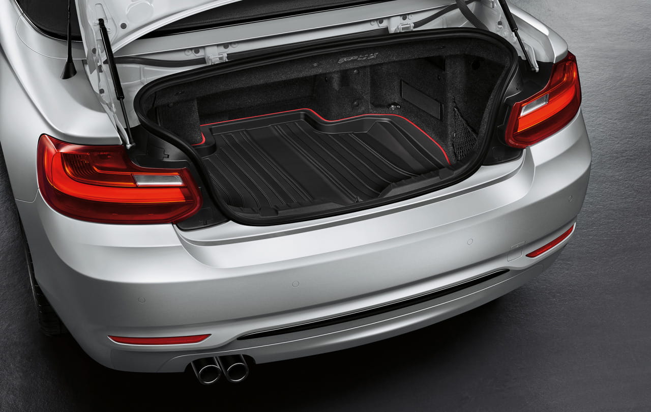 Vista del maletero amplio y funcional del BMW Serie 2 Cabrio.