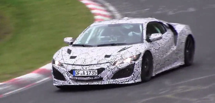 El Honda NSX vuelve a dejarse ver por Nürburgring