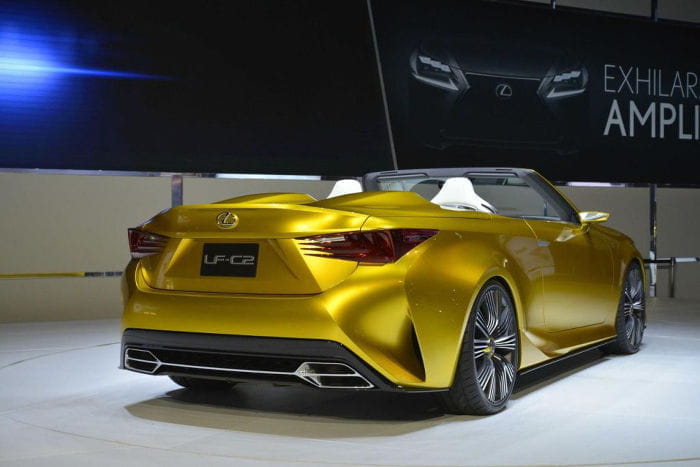 Lexus LF-C2-Concept: imágenes en directo del nuevo descapotable conceptual de Lexus