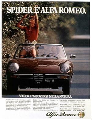 Alfa Spider en El Graduado