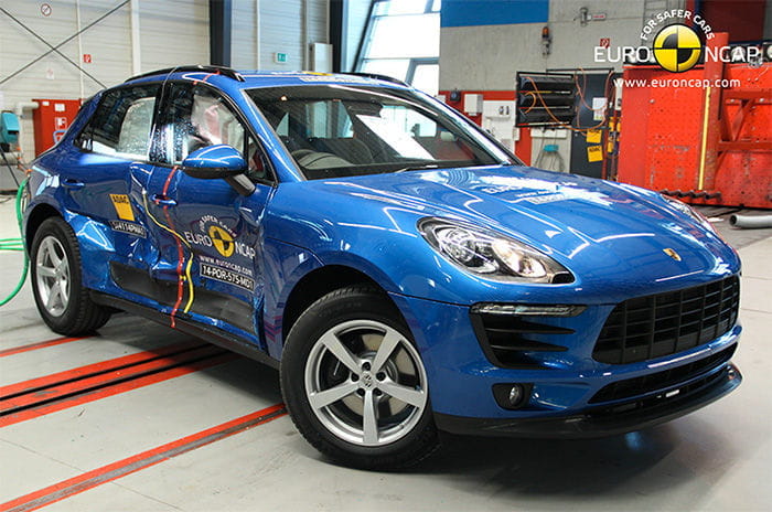 Porsche Macan crash-test EuroNCAP