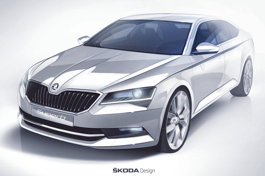 Skoda Superb 2015, un nuevo adelanto: lo veremos en Ginebra 