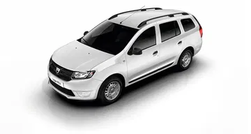 Líneas laterales del Dacia Logan MCV con barras en el techo. Líneas laterales del Dacia Logan MCV con barras en el techo.