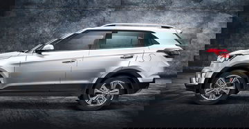 Vista lateral del Hyundai Creta destacando su línea de diseño