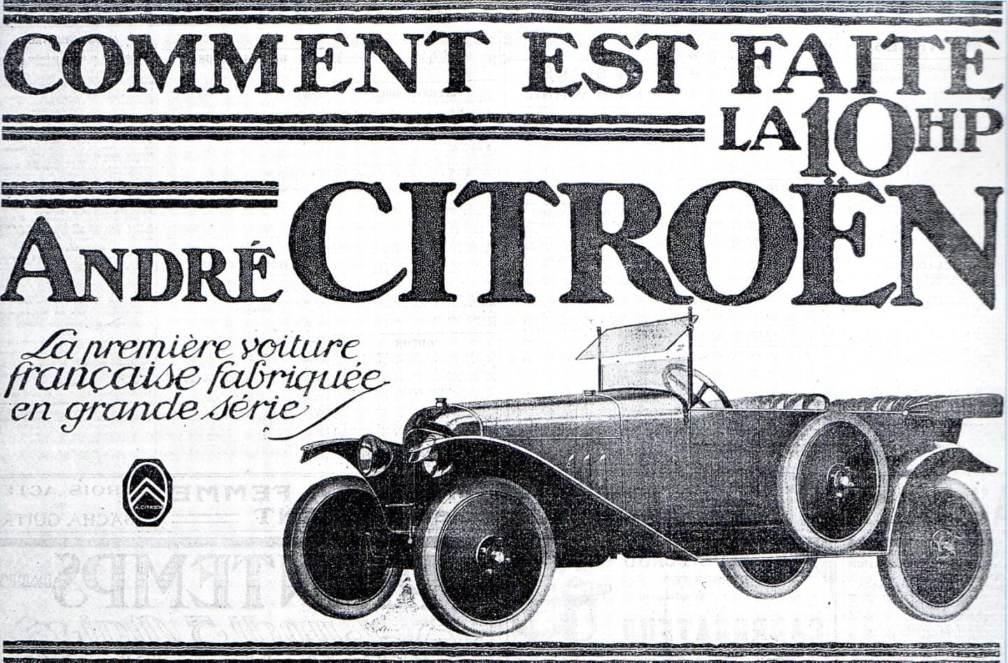 Publicidad Citroën Type A