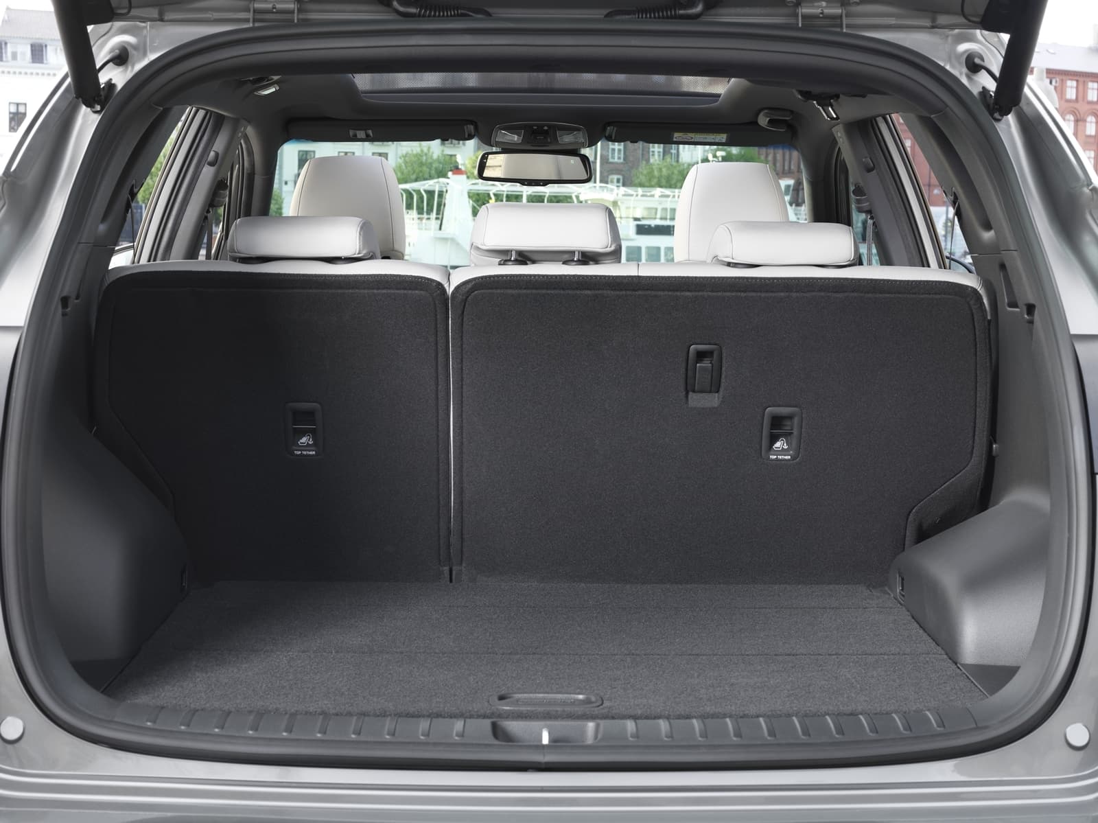 Vista del maletero del Hyundai Tucson, amplio y versátil