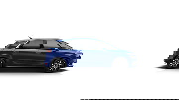 Perfil lateral del Citroën C4 SpaceTourer en color azul.