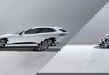Vista lateral del Jaguar I-PACE destacando su diseño aerodinámico.