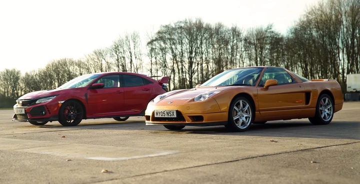 Honda Nsx Vs Civic Type R 0418 01