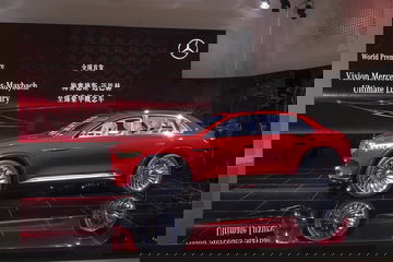 Mercedes Benz Vernissage “vision Mercedes Maybach Ultimate Luxury” Am Vortag Der Auto China 2018