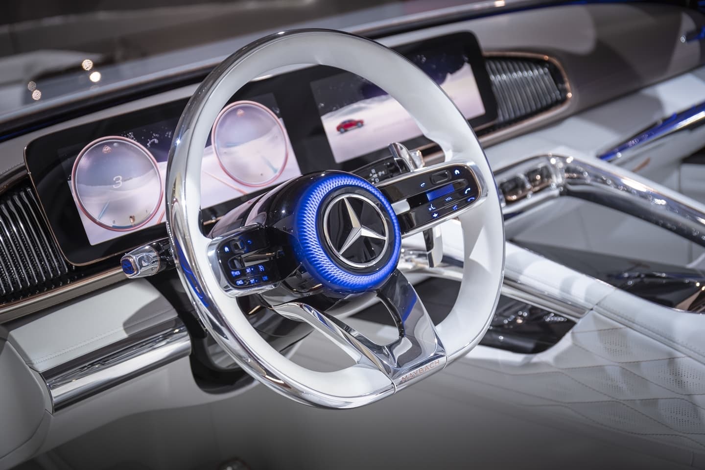 Mercedes Benz Vernissage “vision Mercedes Maybach Ultimate Luxury” Am Vortag Der Auto China 2018