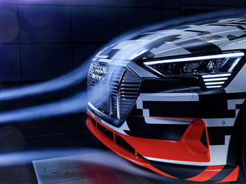 Streamline: Audi E Tron Prototype With Decisive Aerodynamics