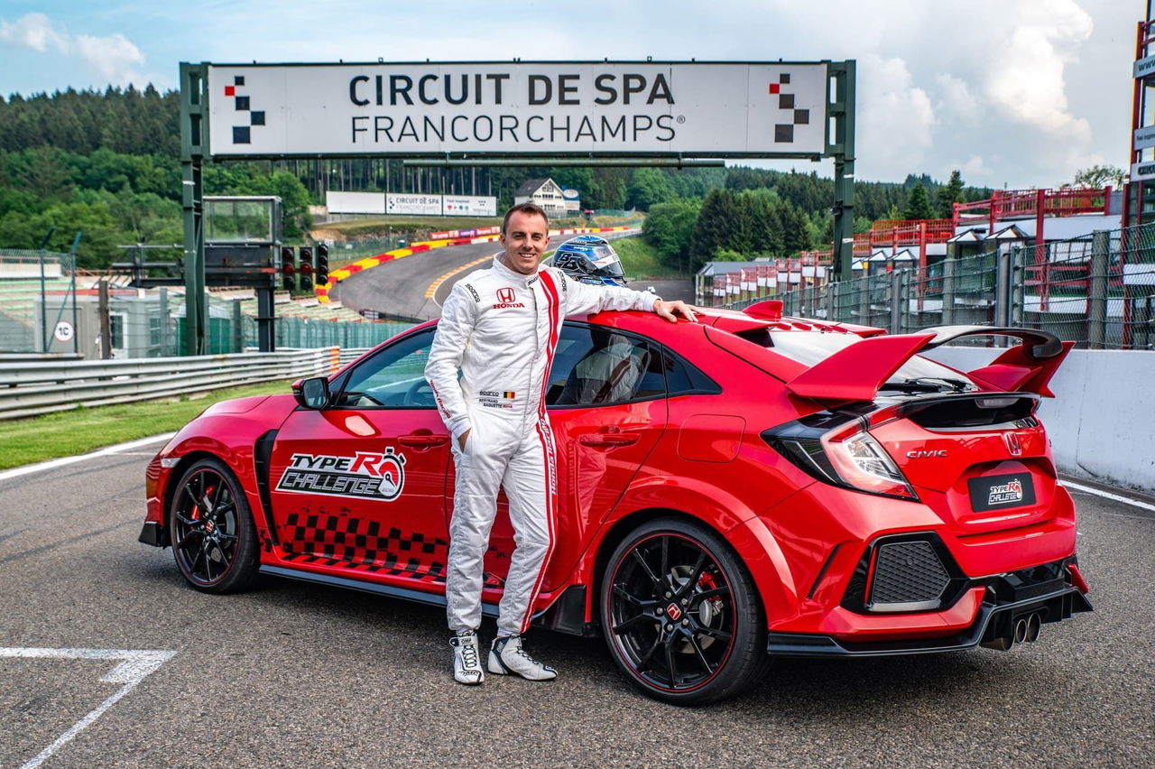 132831 Type R Challenge 2018 Hits Eau Rouge Japanese Super Gt Star Bertrand