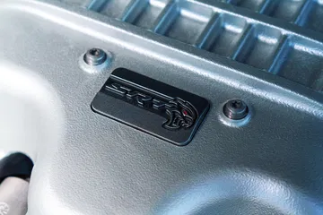 Srt Hellcat Redeye Emblem Located On The Cover Of The Supercharg