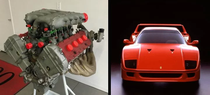 Motor Ferrari F40 P