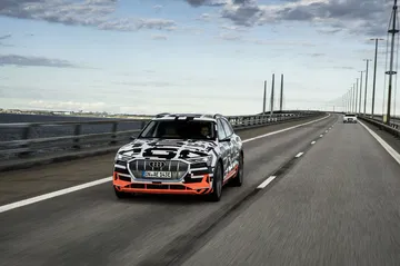 The Audi E Tron Prototype On The Öresund Bridge