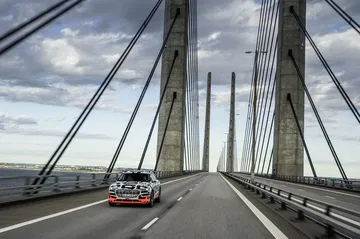The Audi E Tron Prototype On The Öresund Bridge