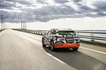 The Audi E Tron Prototype On The Öresund Bridge