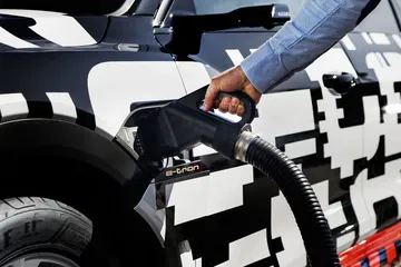 Audi E Tron Prototype: Charging