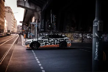 Audi E Tron Prototype Driving In Berlin