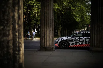 Audi E Tron Prototype Driving In Berlin