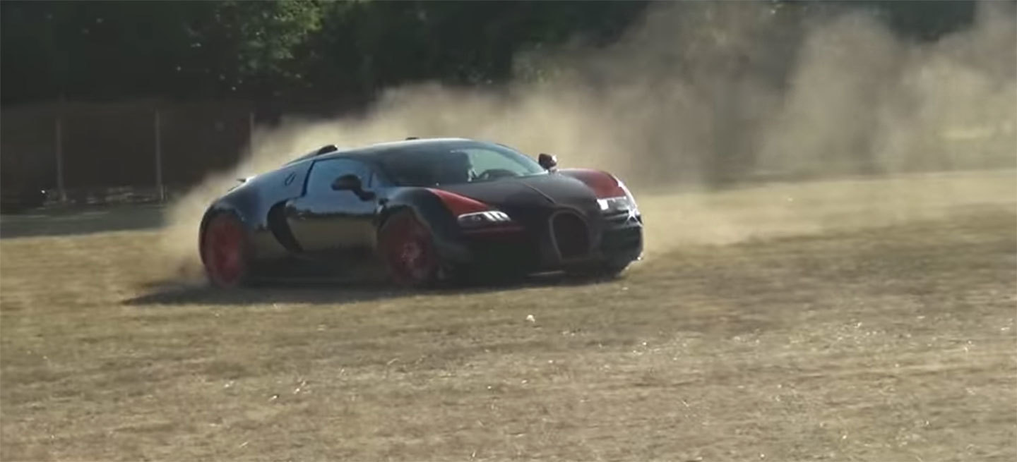 Bugatti Veyron Tramo De Tierra Video