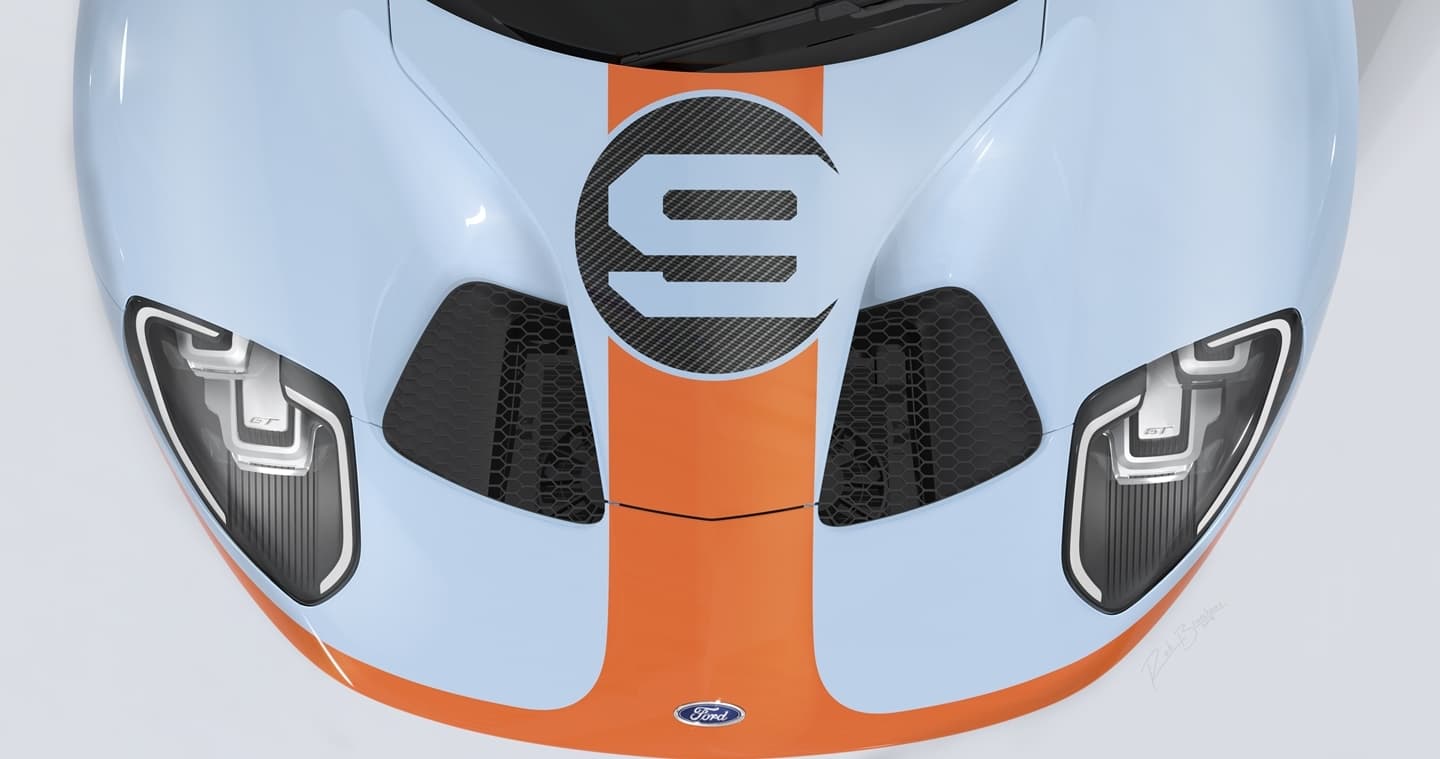 Ford Gt Heritage Gulf 0818 012