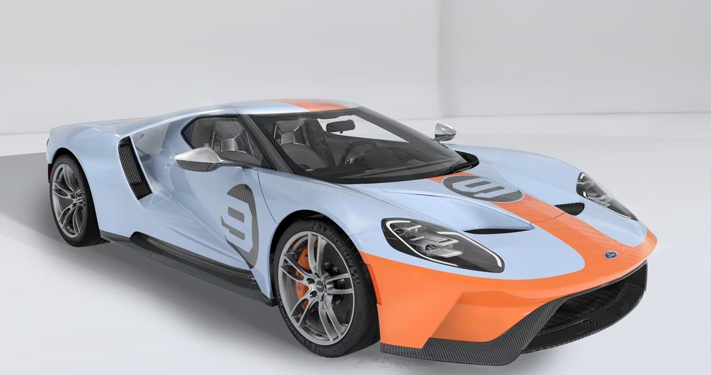 Ford Gt Heritage Gulf 0818 013