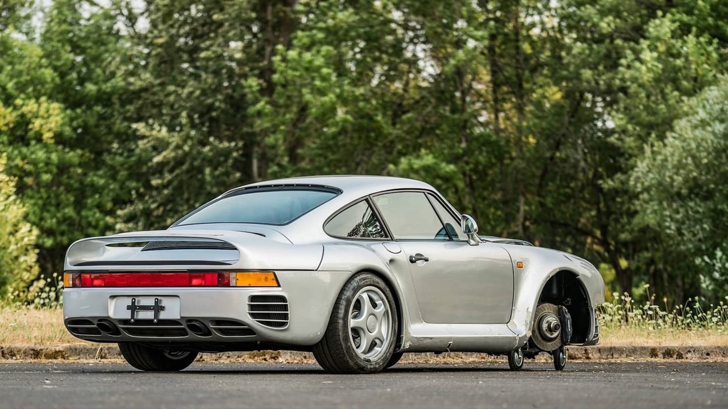 Porsche 959 Accidente Subasta 0818 011