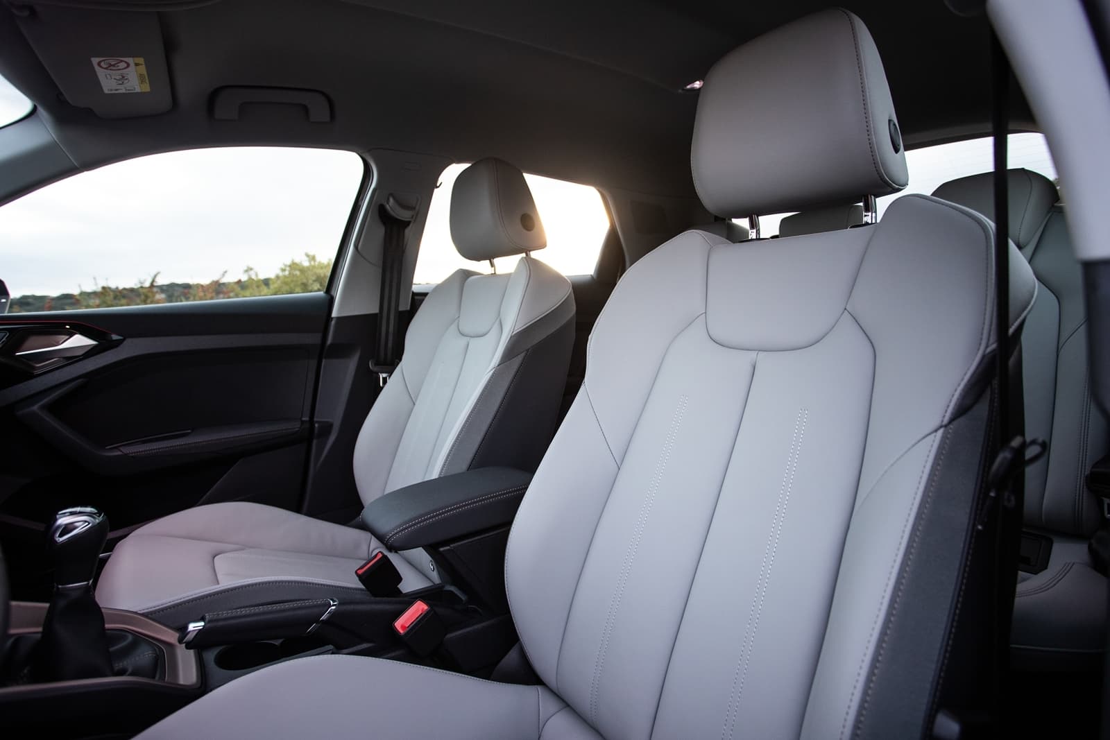 Asientos con diseño deportivo que realzan el carácter del Audi A1.