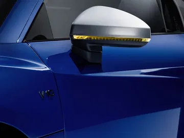 Espejo retrovisor con intermitentes LED integrados del Audi R8.